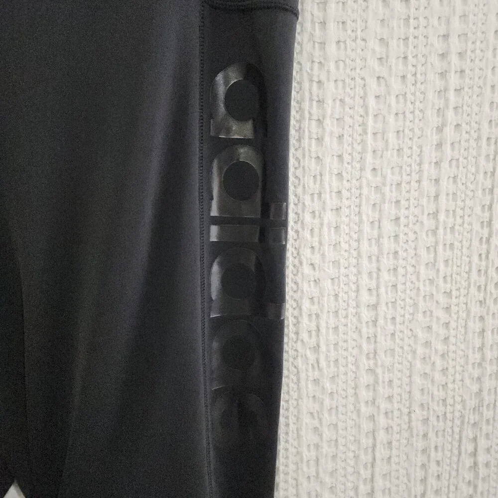 adidas Design 2 Move High Rise Logo Tights Black Size X-Large - Picture 6 of 12